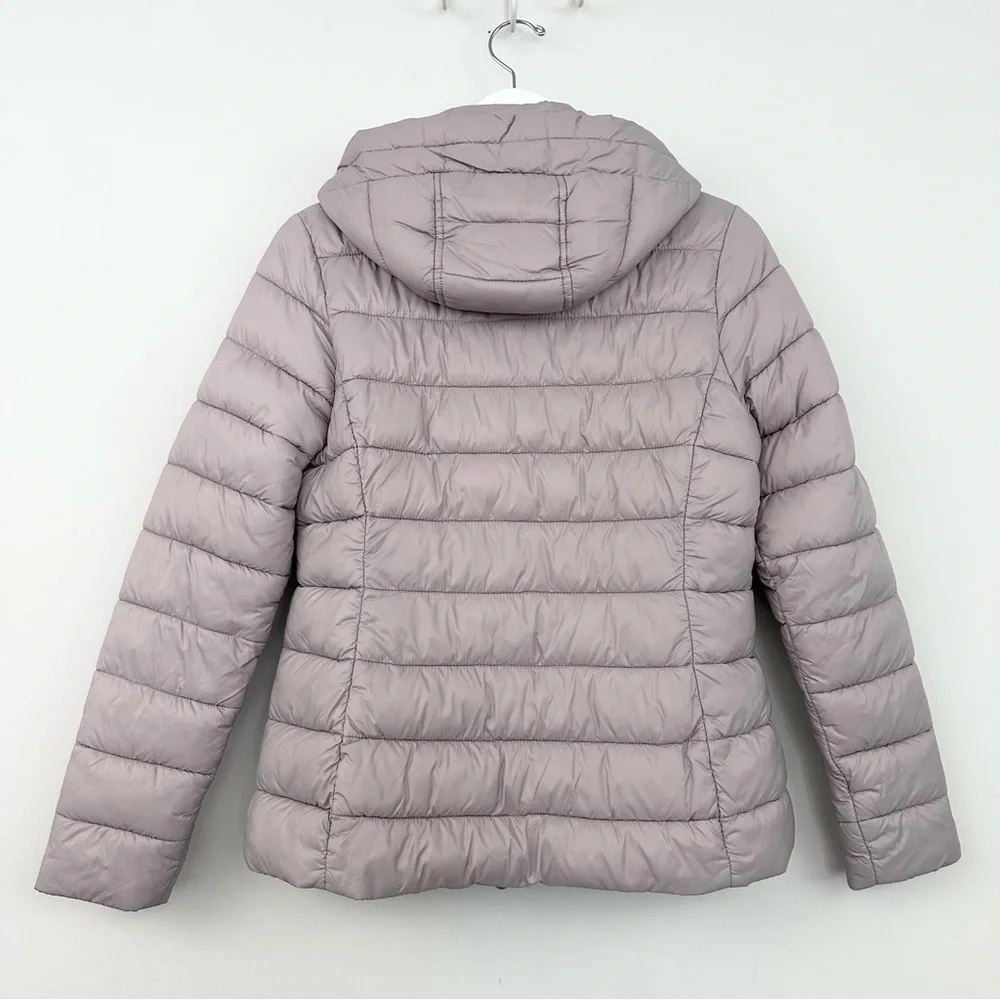 Barbour Shaw Quilted Puffer Jacket Hooded Lightweight Coat - Picture 9 of 15